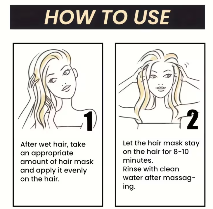 Glow by H&J Keratin Hair Mask – Deep Conditioning Treatment for Damaged Hair