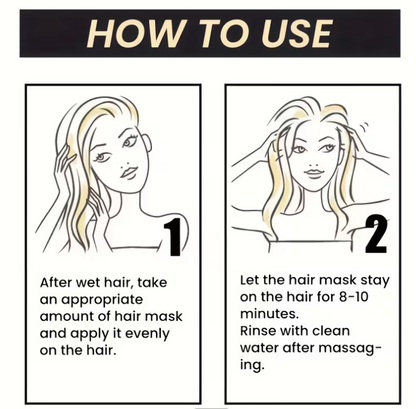 Glow by H&J Keratin Hair Mask – Deep Conditioning Treatment for Damaged Hair