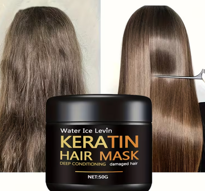 Glow by H&J Keratin Hair Mask – Deep Conditioning Treatment for Damaged Hair