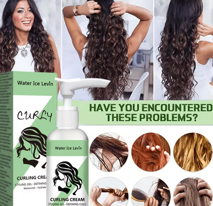 Glow by H&J Curling Cream – Curl Defining Styling Gel