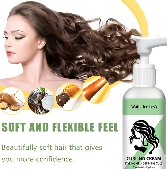Glow by H&J Curling Cream – Curl Defining Styling Gel