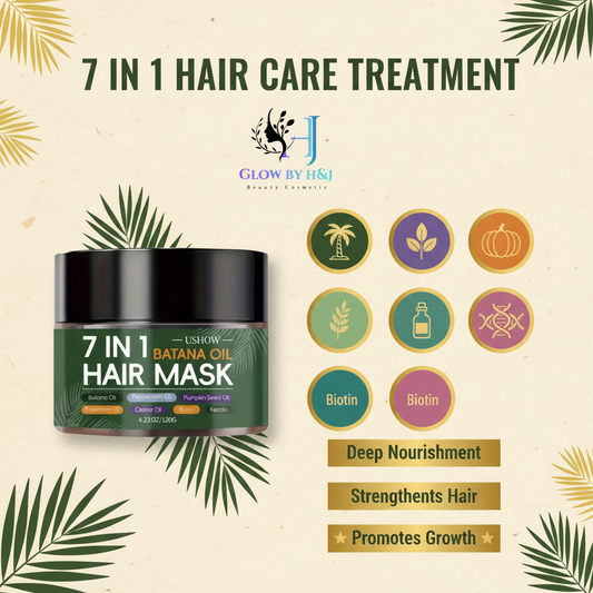 Glow by H&J | Healthy Hair Growth Mask (7in1 mask)
